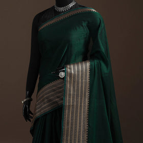 Dharwad cotton saree with border 05 - handcrafted