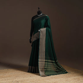 Dharwad cotton saree with border 05 - handcrafted