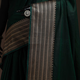 Dharwad cotton saree with border 05 - handcrafted