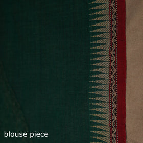 Dharwad cotton saree with border 08 - handcrafted