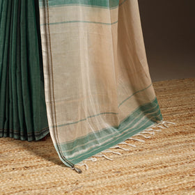 Dharwad cotton saree with border 12 - handcrafted