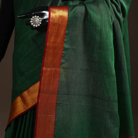 Dharwad cotton saree with border 12 - handcrafted