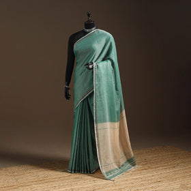 Dharwad cotton saree with border 12 - handcrafted