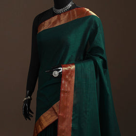 Dharwad cotton saree with border 14 - handcrafted