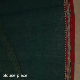 Dharwad cotton saree with border 18 - handcrafted