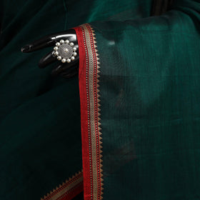 Dharwad cotton saree with border 18 - handcrafted