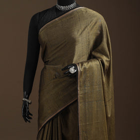 Dharwad cotton saree with border 19 - handcrafted