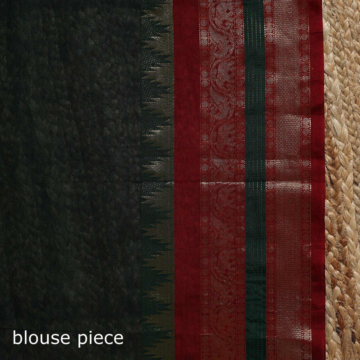 Dharwad cotton saree with border 19 - handcrafted