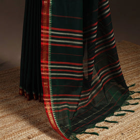 Dharwad cotton saree with border 21 - handcrafted