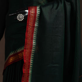 Dharwad cotton saree with border 21 - handcrafted