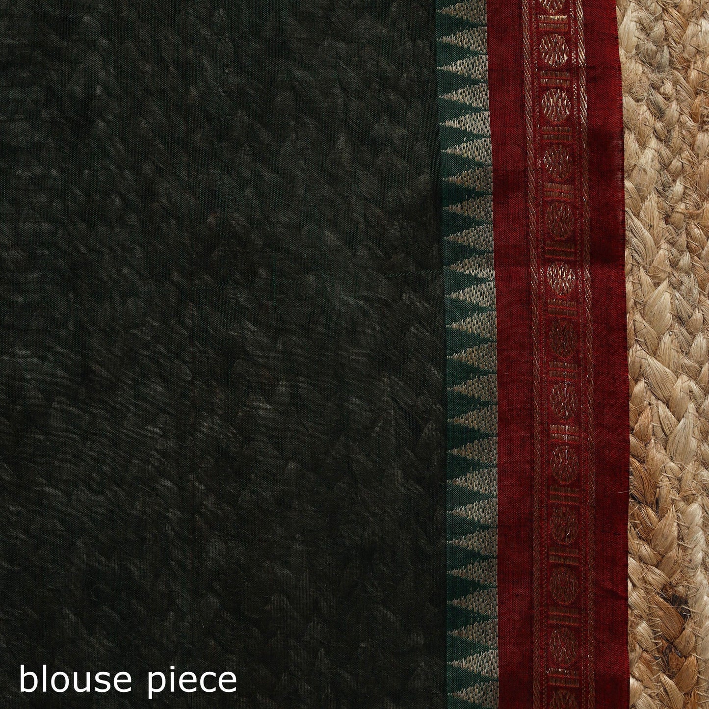 Dharwad cotton saree with border 21 - handcrafted