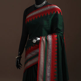 Dharwad cotton saree with border 24 - handcrafted