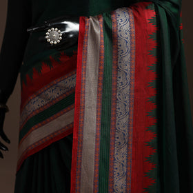 Dharwad cotton saree with border 24 - handcrafted