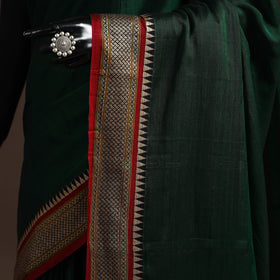 Dharwad cotton saree with border 27 - handcrafted