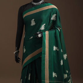 Dharwad cotton saree with border 28 - handcrafted