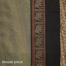 Dharwad cotton saree with border 32 - handcrafted