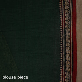 Dharwad cotton saree with border 35 - handcrafted