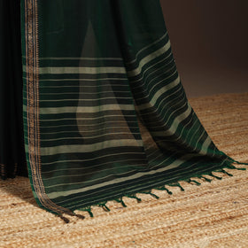 Dharwad cotton saree with border 45 - handcrafted