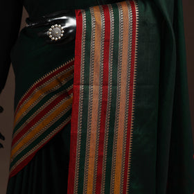 Dharwad cotton saree with border 46 - handcrafted