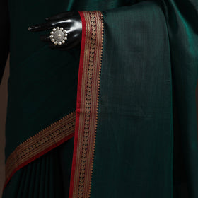 Dharwad cotton saree with border 47 - handcrafted