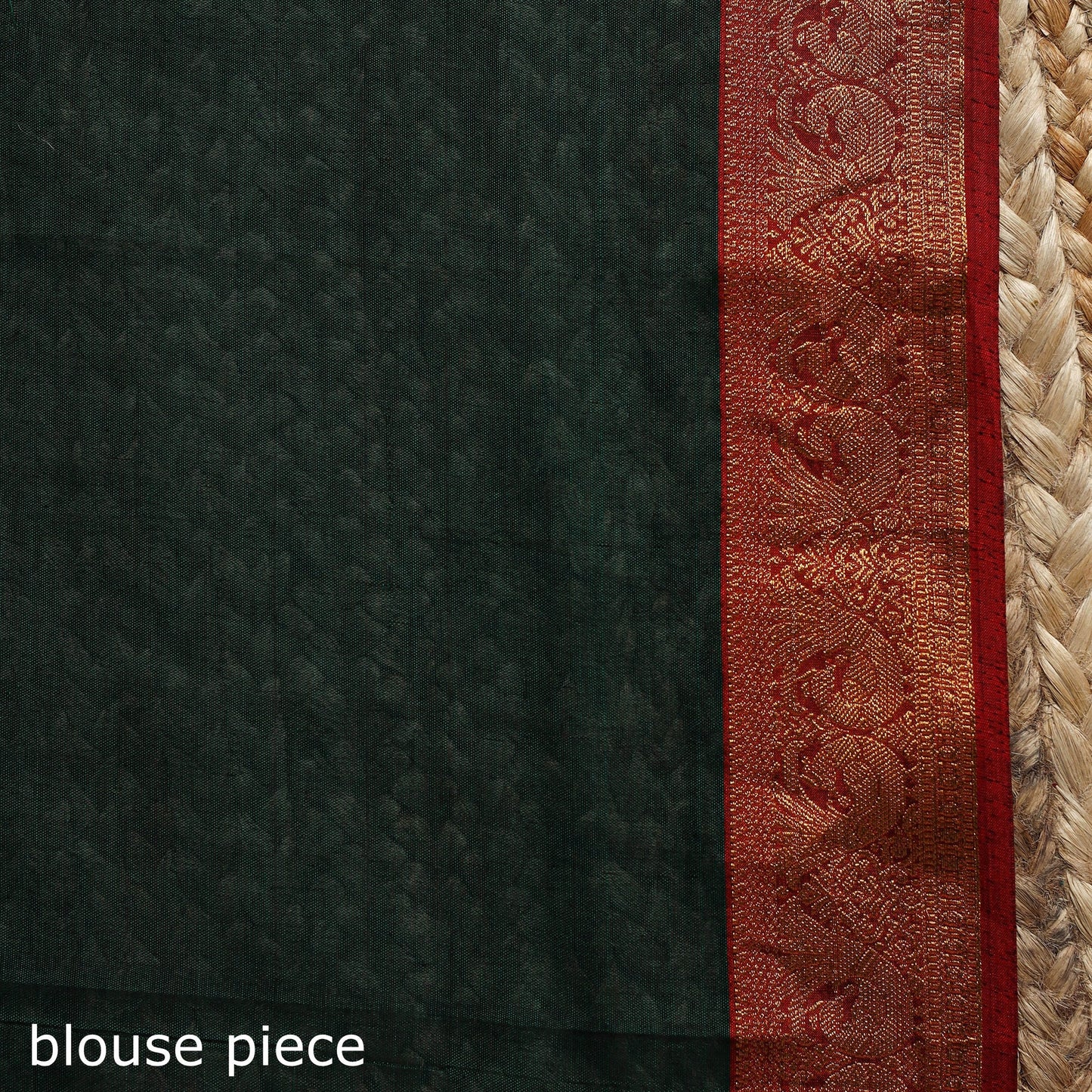 Dharwad cotton saree with border 49 - handcrafted