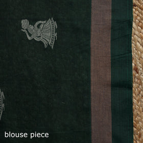 Dharwad cotton saree with thread buta 10 - handcrafted