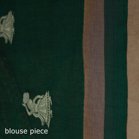 Dharwad cotton saree with border 28 - handcrafted