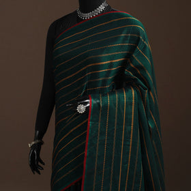 Dharwad cotton saree with thread stripes 09 - handcrafted