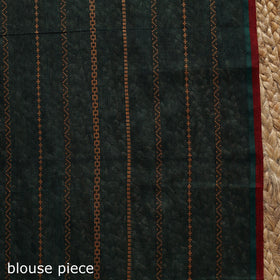 Dharwad cotton saree with thread stripes 09 - handcrafted