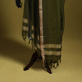 Green - dharwad mercerised cotton dupatta with border 72