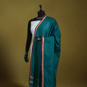Green - dharwad mercerised cotton dupatta with border 73