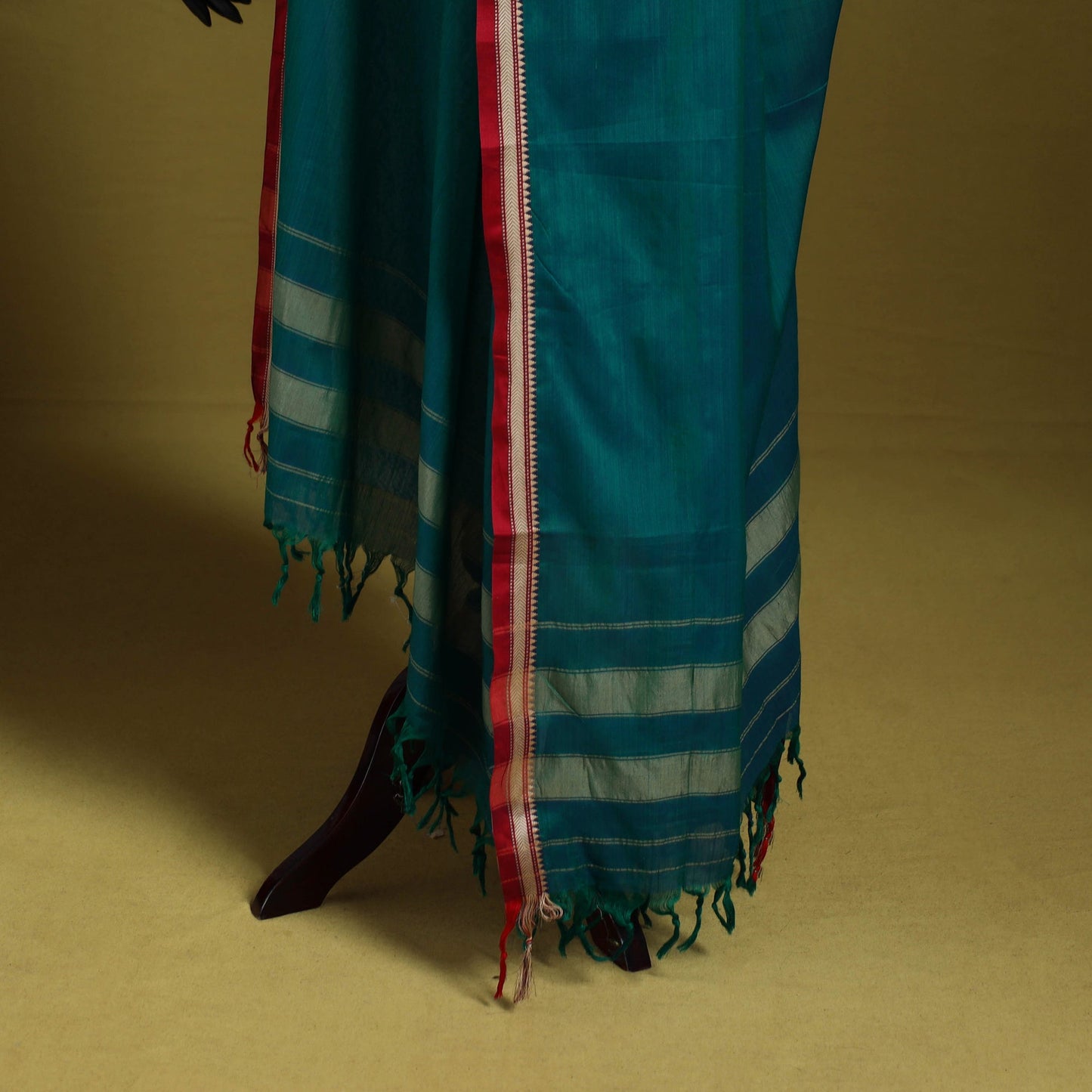 Green - dharwad mercerised cotton dupatta with border 73