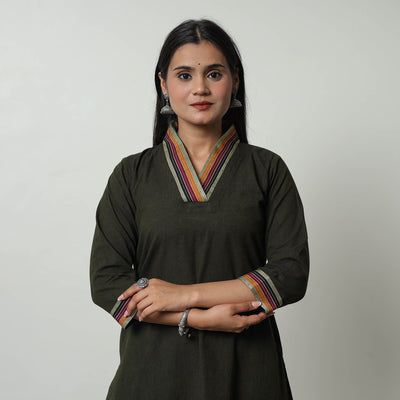 Dharwad Mercerised Cotton Kurta | Straight & Elegant for Women