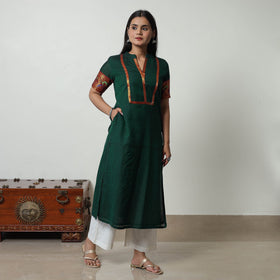 Dharwad Mercerised Cotton Kurta | Straight & Elegant for Women