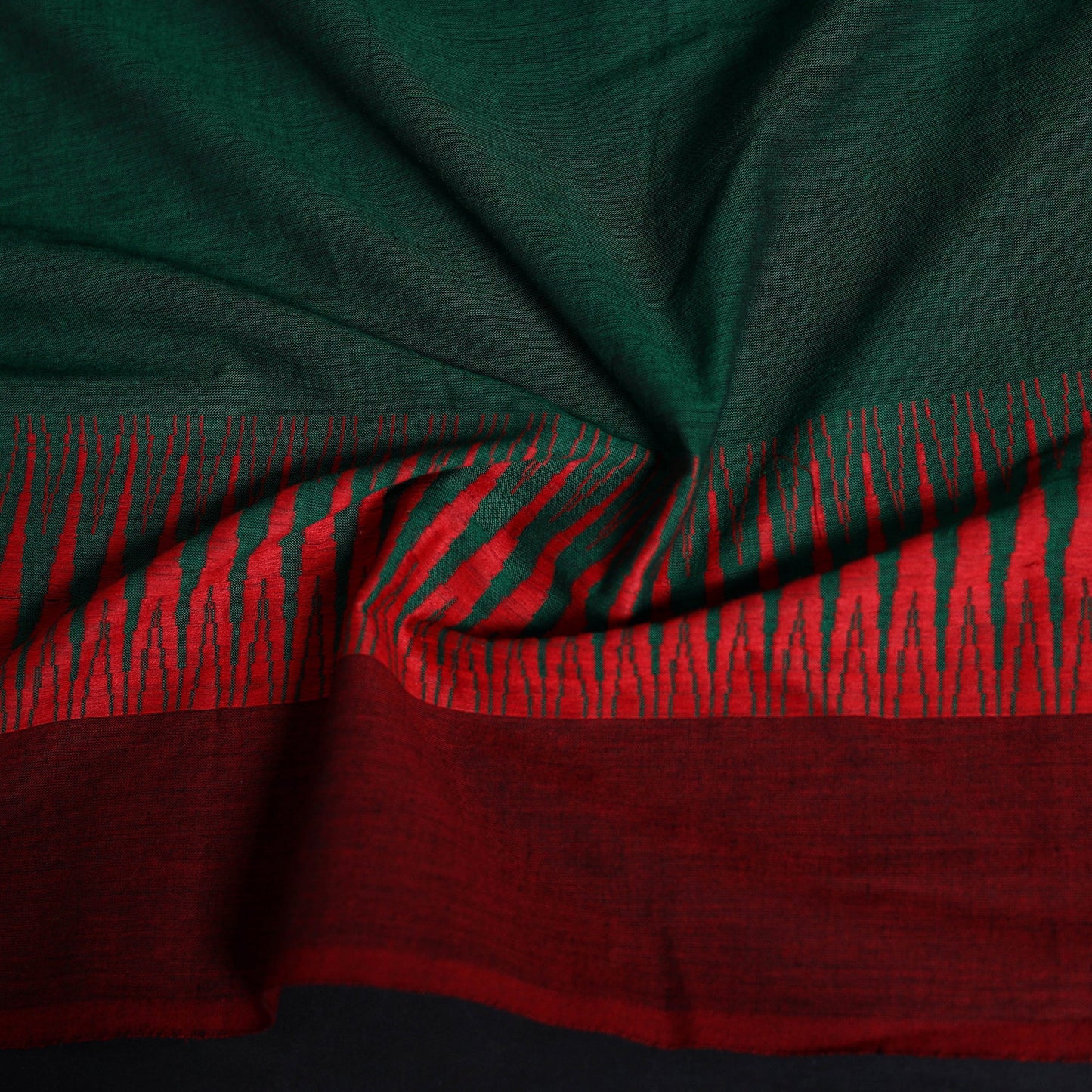 Dharwad weave cotton blouse piece 03 - handcrafted