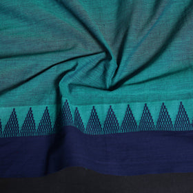 Dharwad weave cotton blouse piece 15 - handcrafted