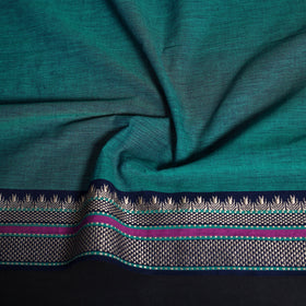 Dharwad weave cotton blouse piece 16 - handcrafted