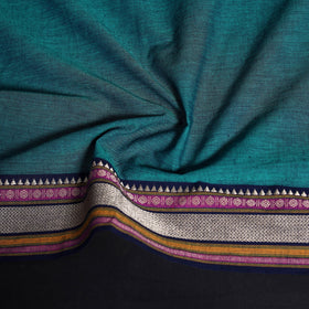 Dharwad weave cotton blouse piece 17 - handcrafted