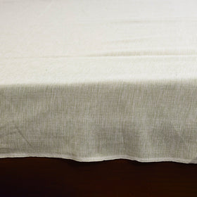 Green - double handloom cotton bed sheet (108 x 90 in) 02