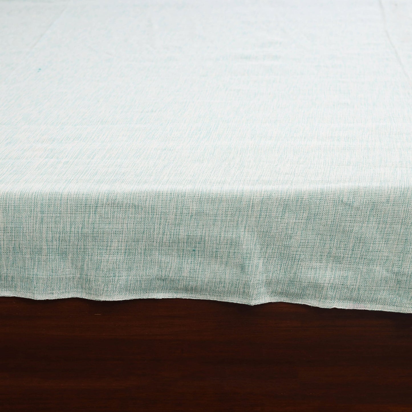 Green - double handloom cotton bed sheet (108 x 90 in) 36