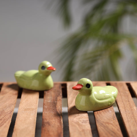  Handcrafted Ceramic Toys (Set of 2) 
