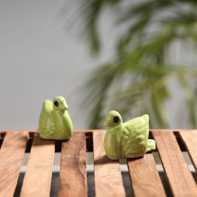  Handcrafted Ceramic Toys (Set of 2) 