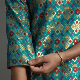 Buy Elegant Banarasi Brocade Silk Kurta with Pant Set Online at iTokri.com