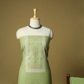 Embroidered cotton printed 3pc unstitched dress material 83