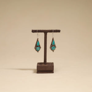 Ethnic tribal tibetan earrings from himalaya 07