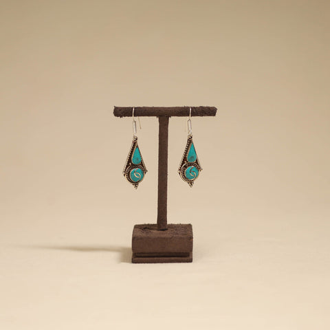 Ethnic tribal tibetan earrings from himalaya 07