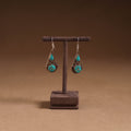 Green - ethnic tribal tibetan earrings from himalaya 65