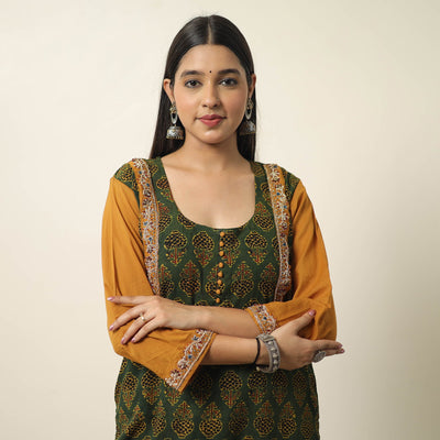 Exclusive Hand Zardozi Embroidery Mul Cotton Kurta for Women