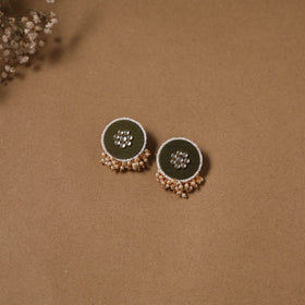 Fabart kundan earrings & maang tikka set 04 - handcrafted