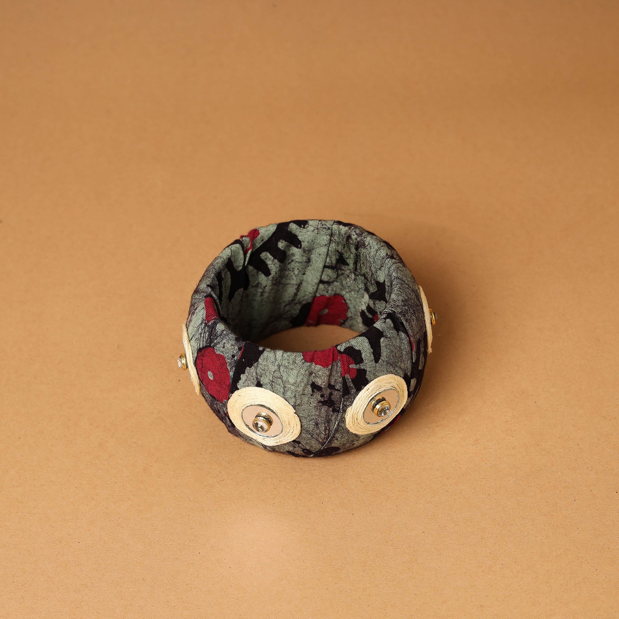 Buy Fabart Kundan & Mirror Work Handmade Bangle